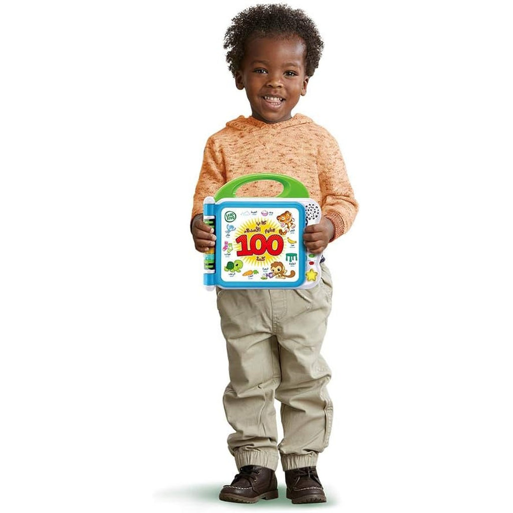 LeapFrog Learning Friends 100 Words Book, Bilingual Educational Book for Kids with Arabic & English Words, Interactive Sound Toy to Boost Language Skills, Ideal for Boys and Girls Ages 1 to 4 Years