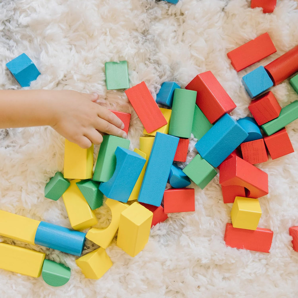 Melissa & Doug Wooden Building Blocks