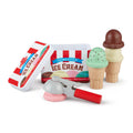 Melissa & Doug Scoop and Stack Ice Cream Cone Wooden Magnetic Pretend