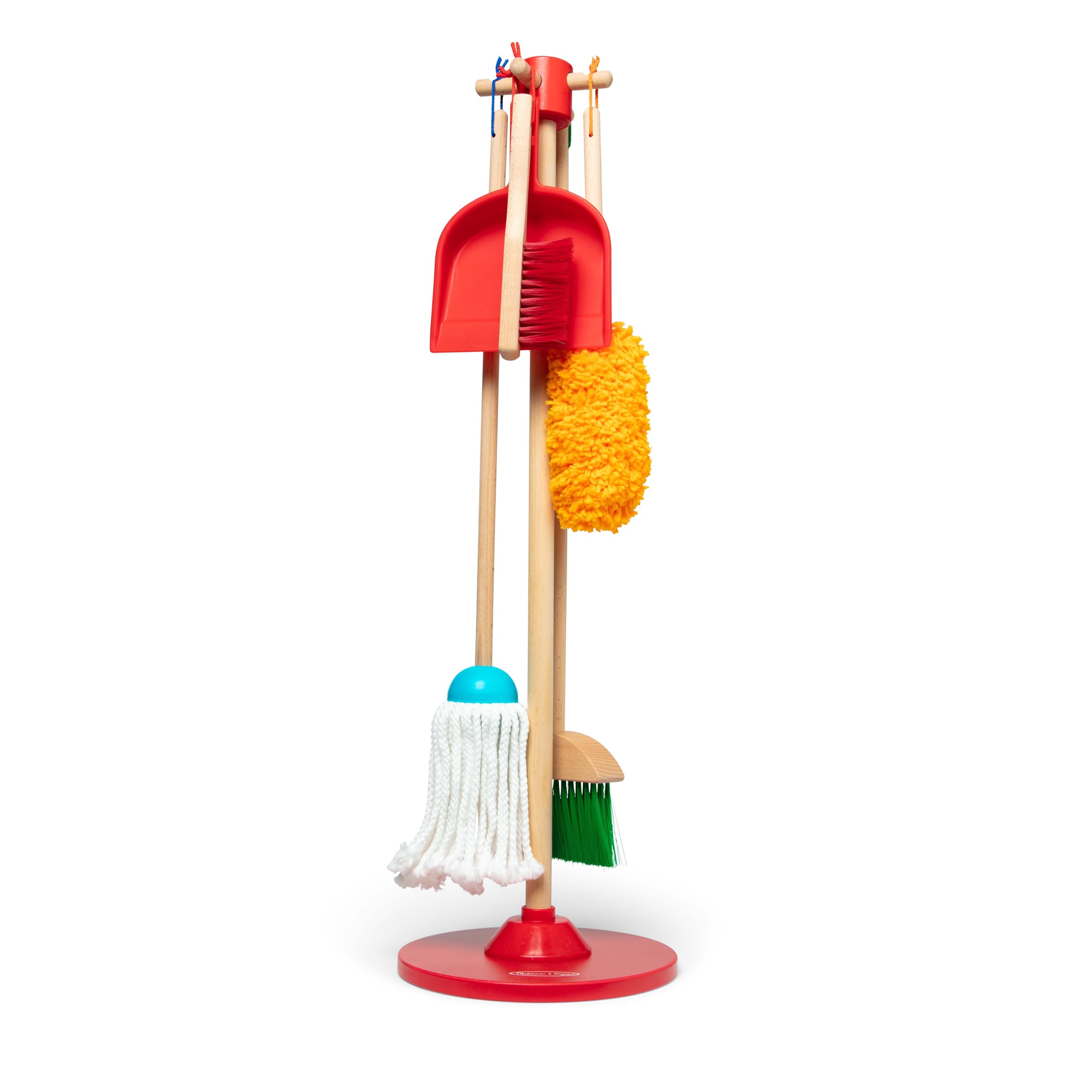 Melissa & Doug Dust! Sweep! Mop! 6-Piece Pretend Play Set