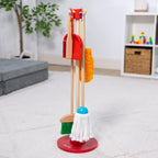 Melissa & Doug Dust! Sweep! Mop! 6-Piece Pretend Play Set