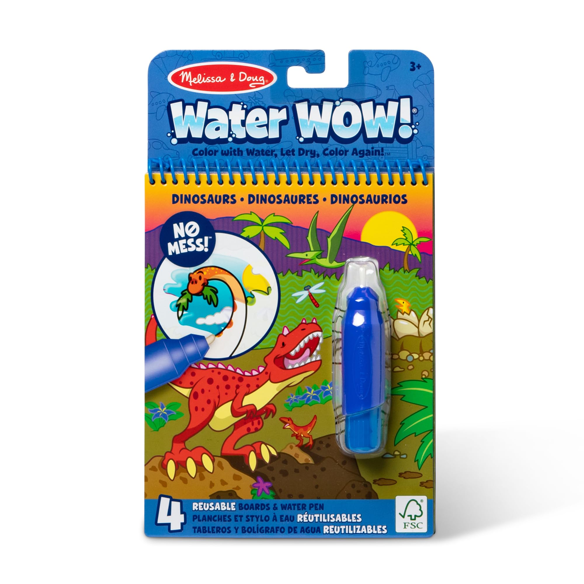 Melissa & Doug On The Go Water Wow! Mess Free Coloring Book