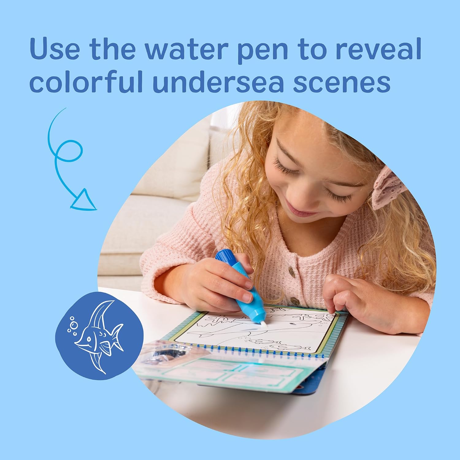 Melissa & Doug On The Go Water Wow! Mess Free Coloring Book