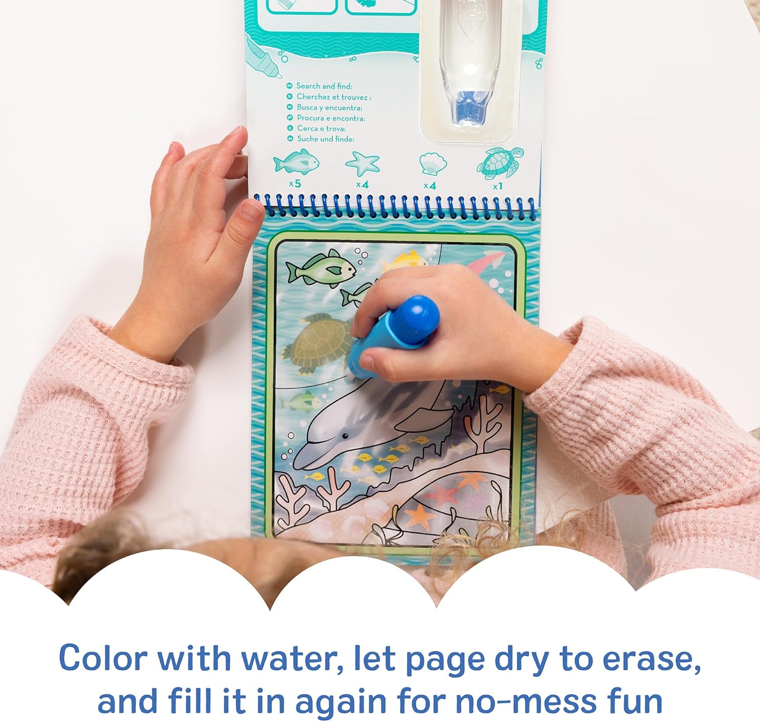 Melissa & Doug On The Go Water Wow! Mess Free Coloring Book