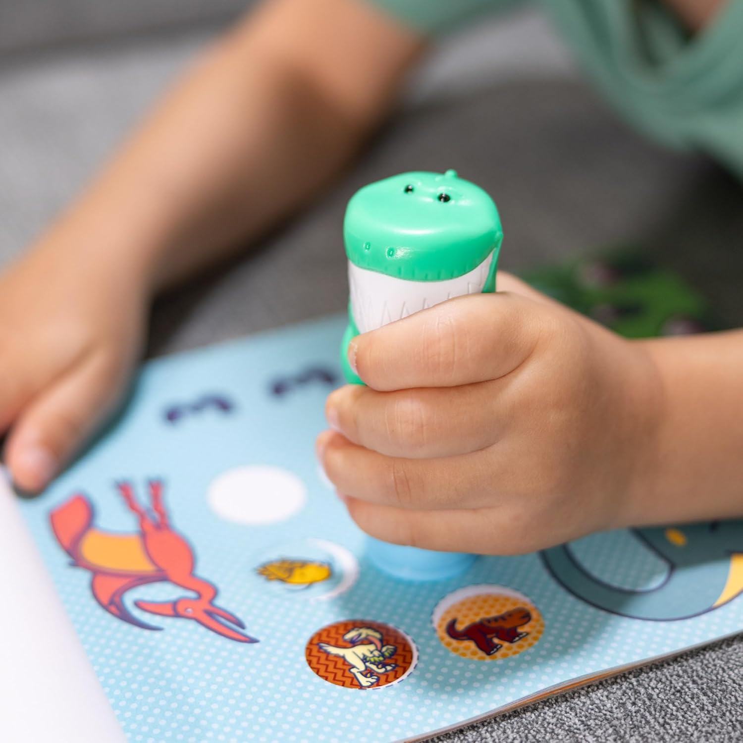 Melissa & Doug Sticker Wow!™ 24-Page Activity Pad and Sticker Stamper