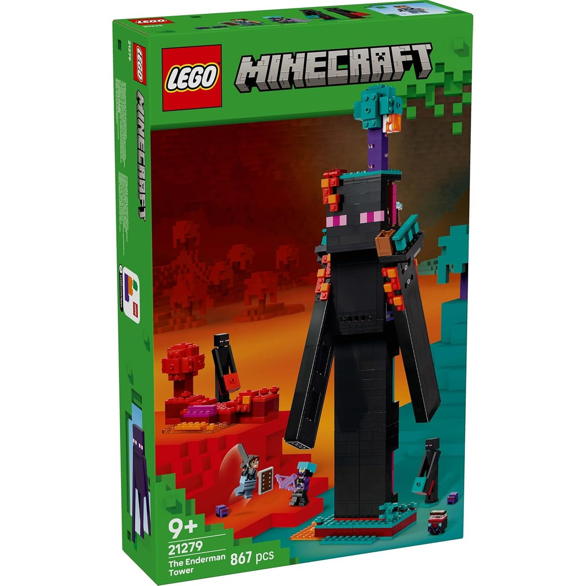 Lego Minecraft 21279 Enderman Tower Toy Birthday Present Blocks Boys
