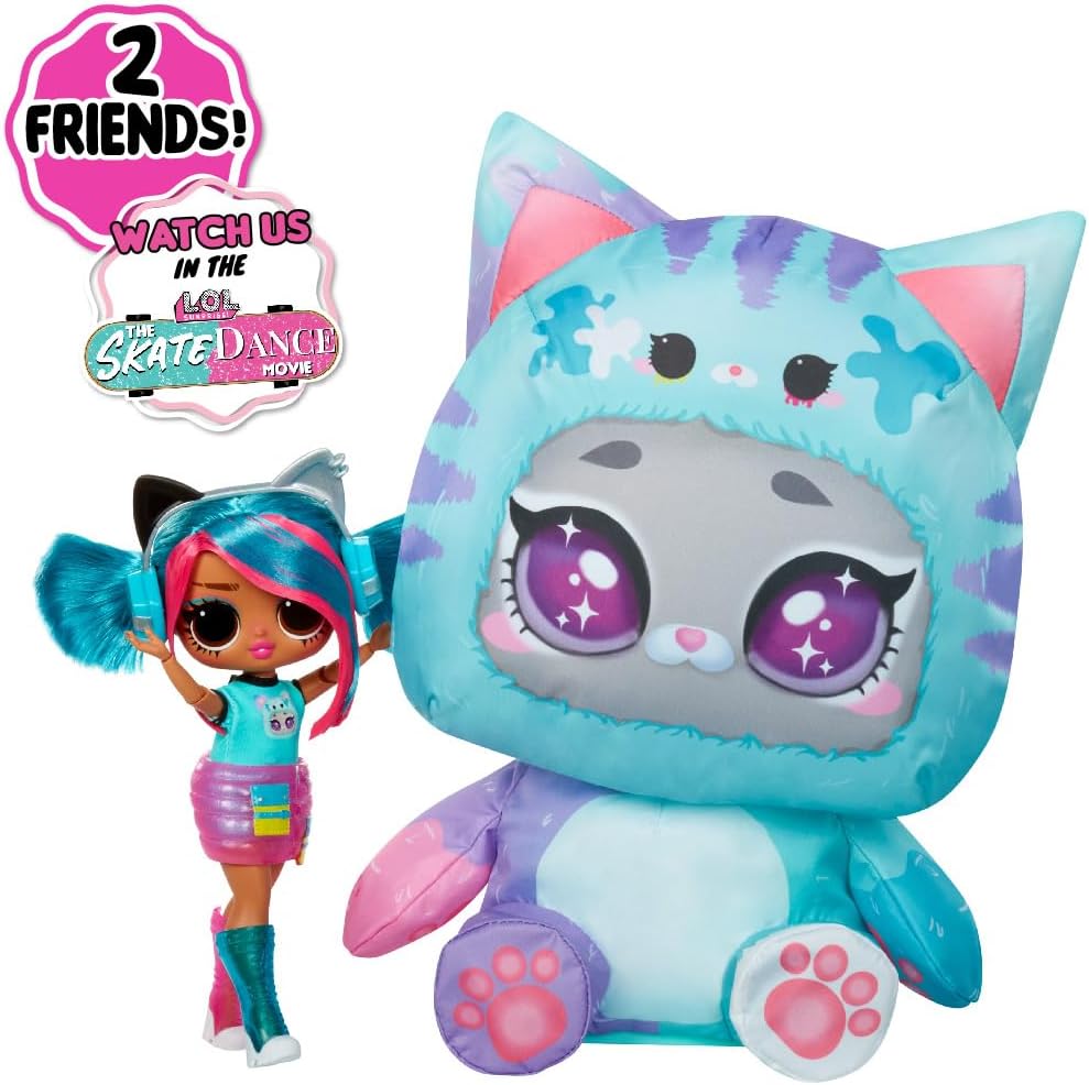 LOL Surprise Tweens Costume Surprise Emma Emo Fashion Doll with Inflatable Teal Kitty Pet Costume and Multiple Surprises Including Fabulous Fashions & Accessories – Great Gift for Kids Ages 4+ One Size