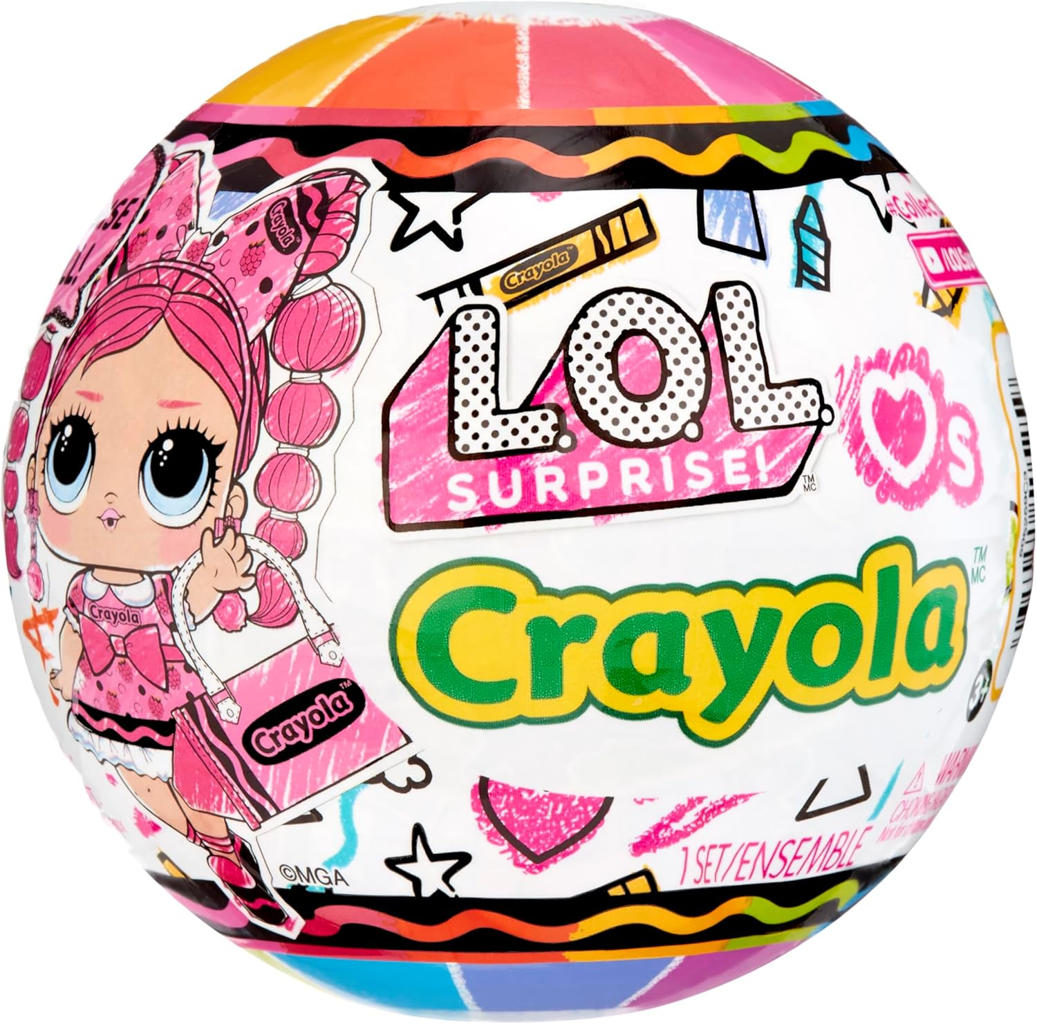 LOL Surprise Loves Crayola Tots