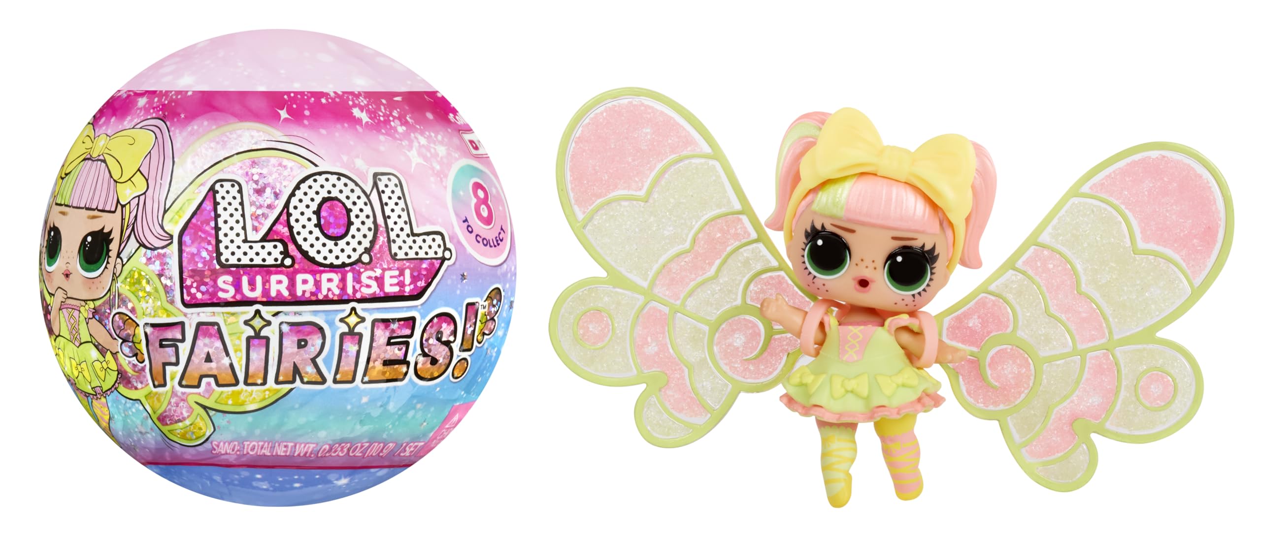 L.O.L. Surprise! Fairies Tots Dolls with Make-Your-Own Fairy Wings and