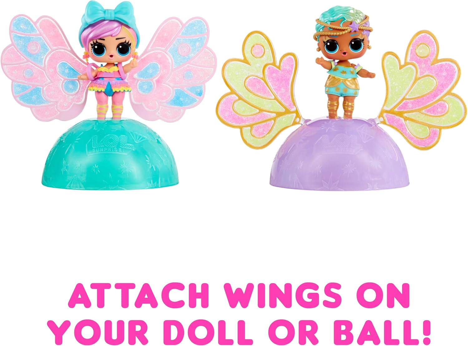 L.O.L. Surprise! Fairies Tots Dolls with Make-Your-Own Fairy Wings and