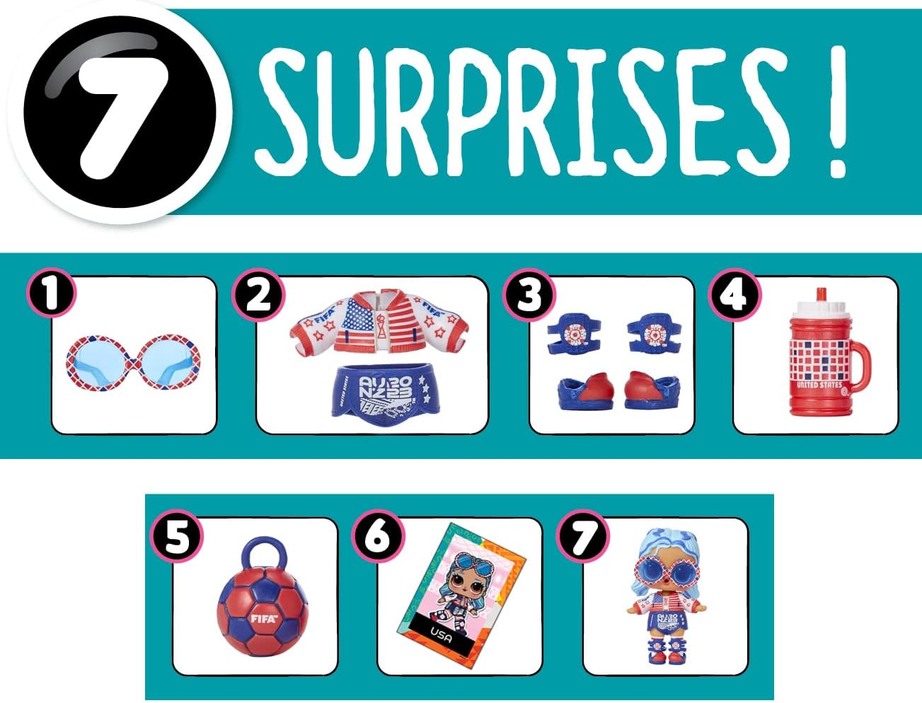 LOL Surprise Fifa World Cup Australia & New Zealand 2023 Mystery Pack