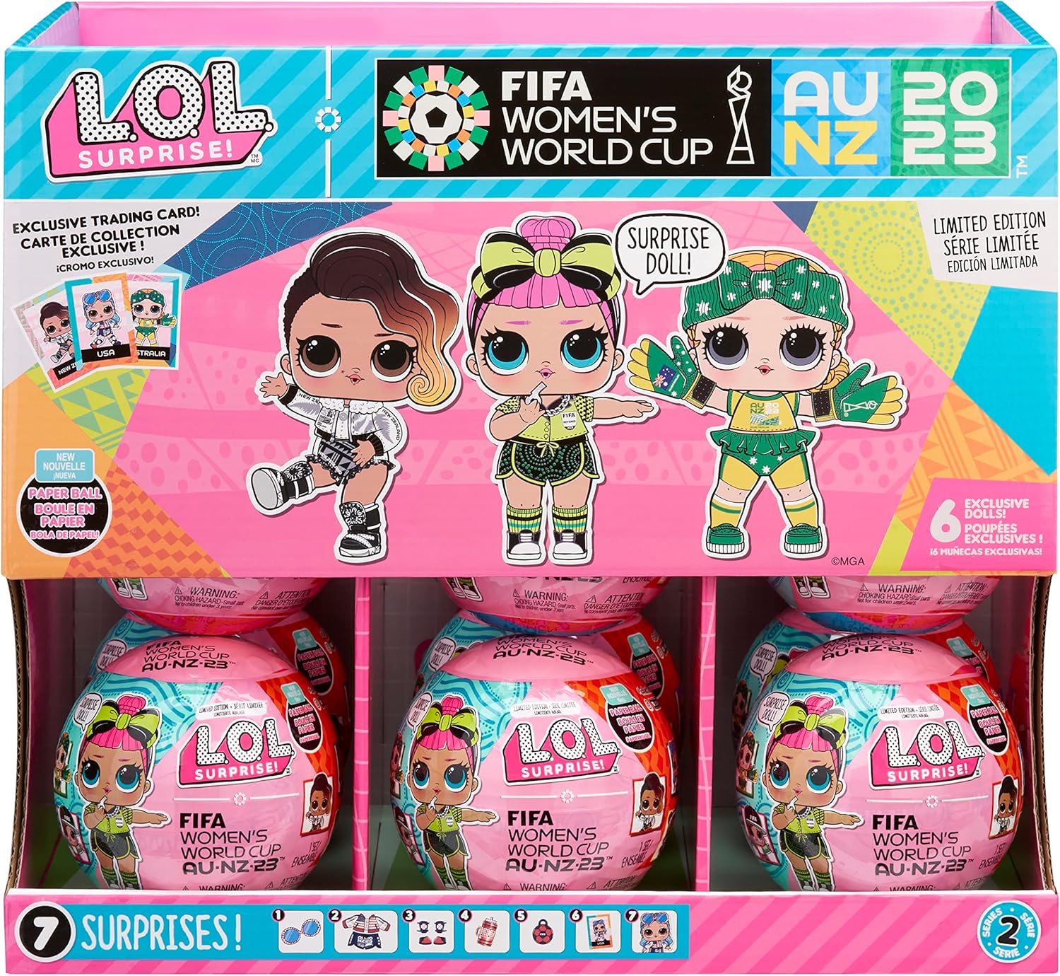 LOL Surprise Fifa World Cup Australia & New Zealand 2023 Mystery Pack