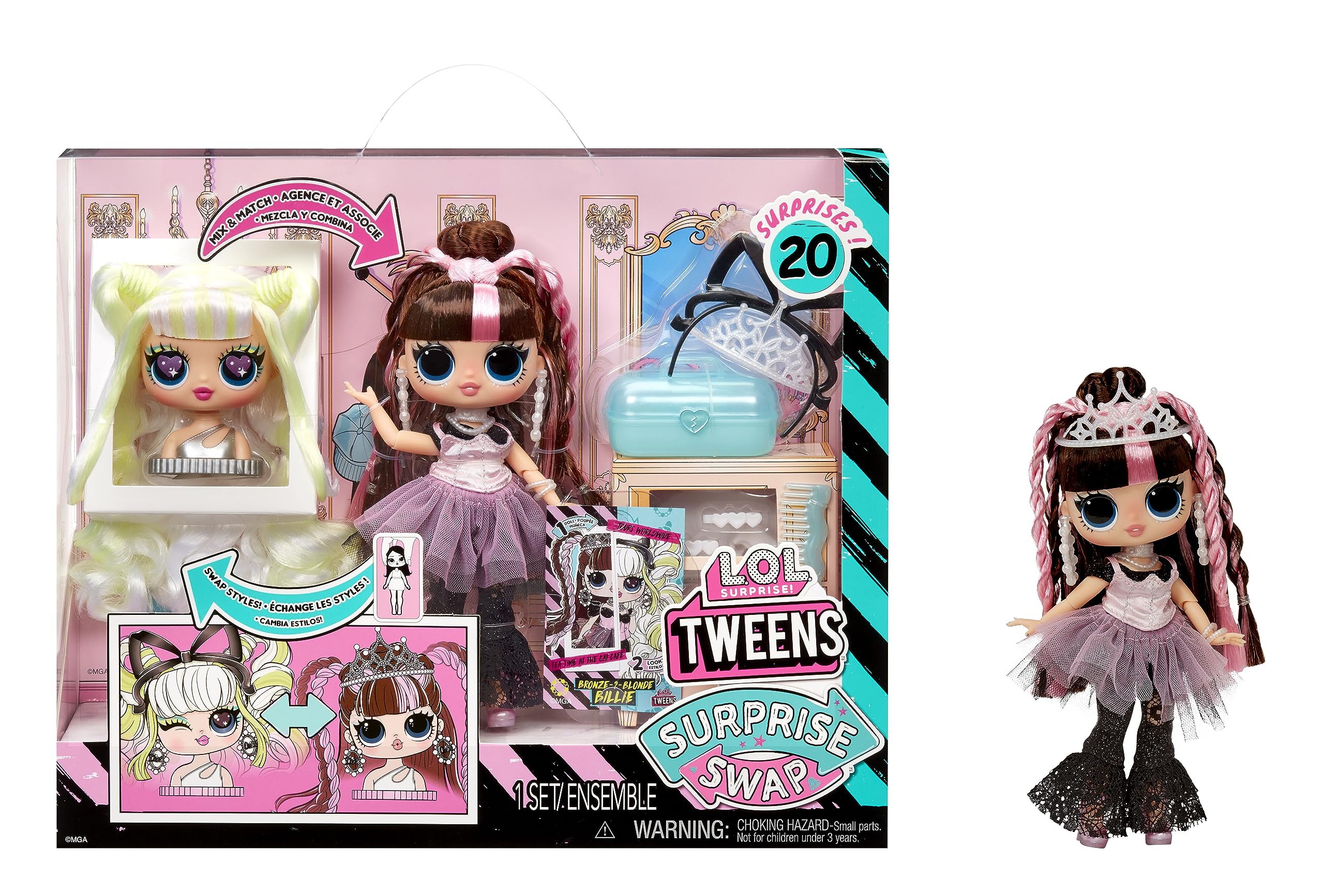 L.O.L. Surprise! Tweens Surprise Swap Bronze-2-Blonde Billie Fashion