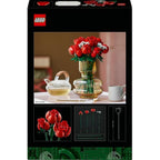 LEGO Botanicals Bouquet of Roses - Artificial Flowers Set for Adults - incl. 12 Faux Roses & 4 Sprigs of Baby's Breath