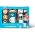 Melissa & Doug 11-Piece Brew and Serve Wooden Coffee Maker Set