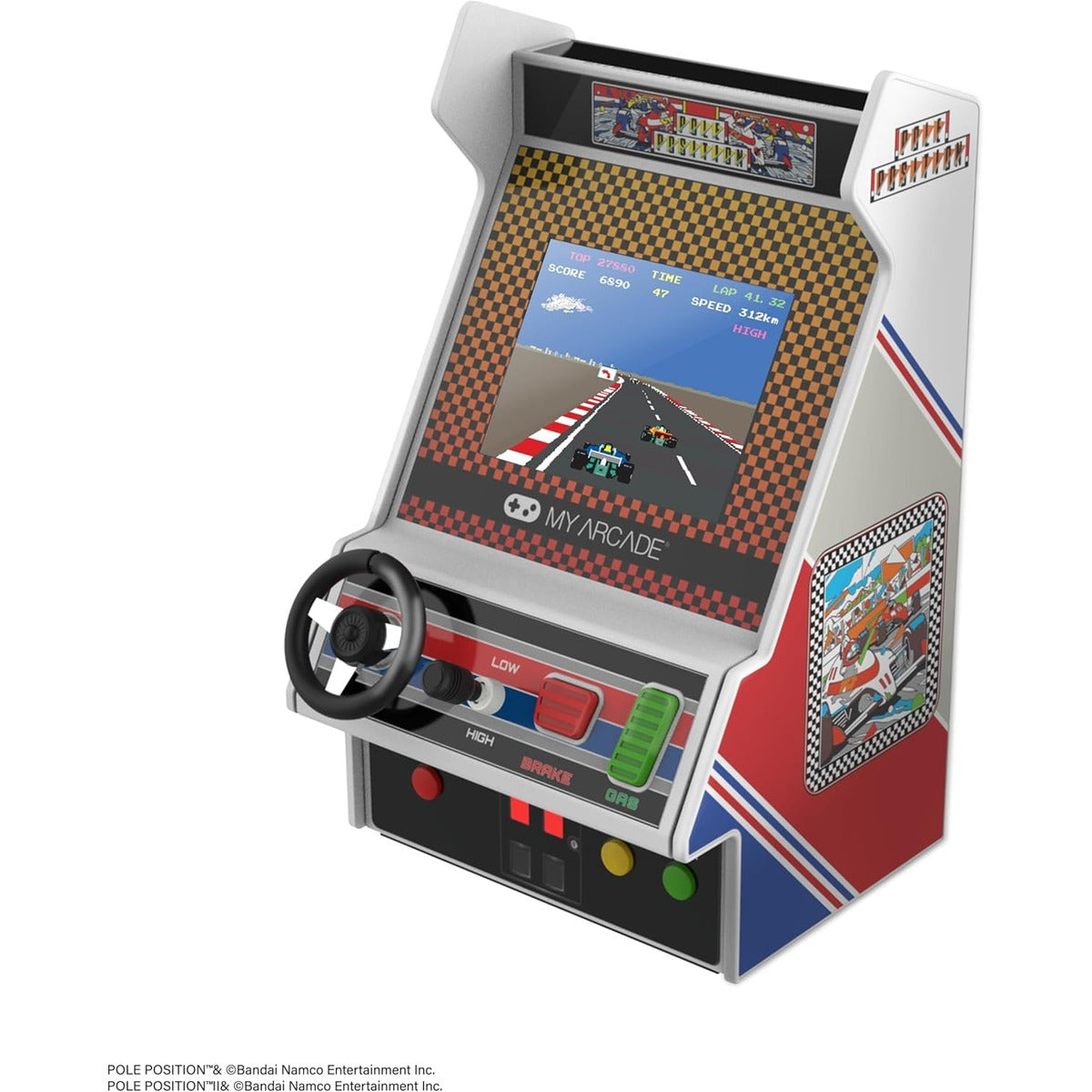 My Arcade Pole Position Racing Player: Retro Mini Arcade Game Console