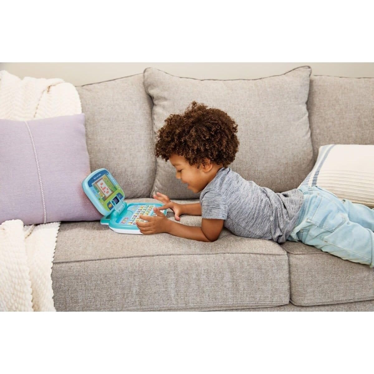 VTech Swipe & Learn Laptop, Educational Toy for Toddler with Phonics, Counting, Computer Skills, Encourages Language Development, Logical Thinking, Gift for Ages 18, 24 Months +, English Version