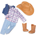 Our Generation Ashleigh Cowgirl Doll Size 46 cm