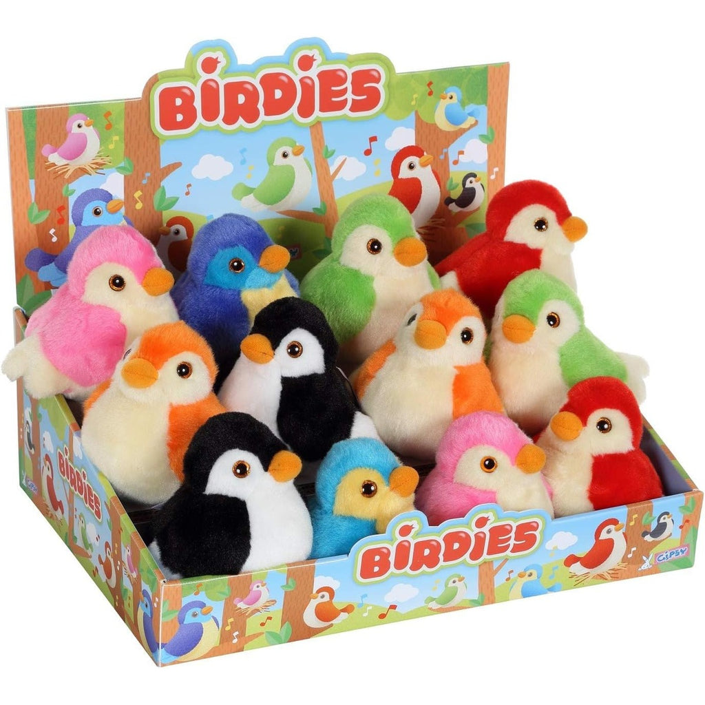 Rosha Mix GIpsy Birdies with Sound | 14cm | Interactive Plush | Soft Toy