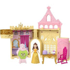 Mattel Disney Princess Toys, Storytime Stackers Belle's Castle, Stackable Doll House with Small Doll & 9 Pieces, Inspired by The Disney Movie