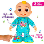 CoComelon Dancing JJ Feature Doll - Learn to Dance with JJ - Lights, Sounds, Songs, Freeze Dance, and More - Move and Groove with 14” JJ - Toys for Babies, Toddlers, and Preschoolers