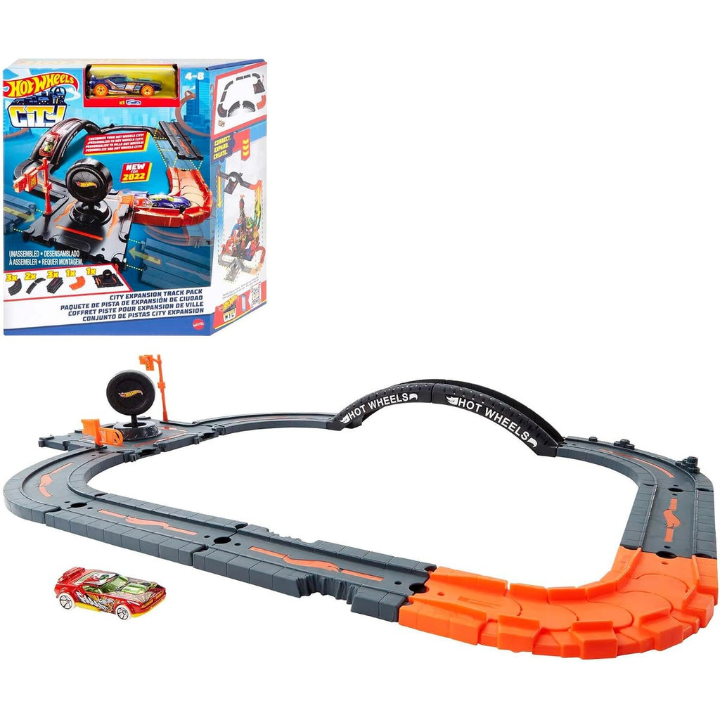 Hot Wheels City Track Pack, 10