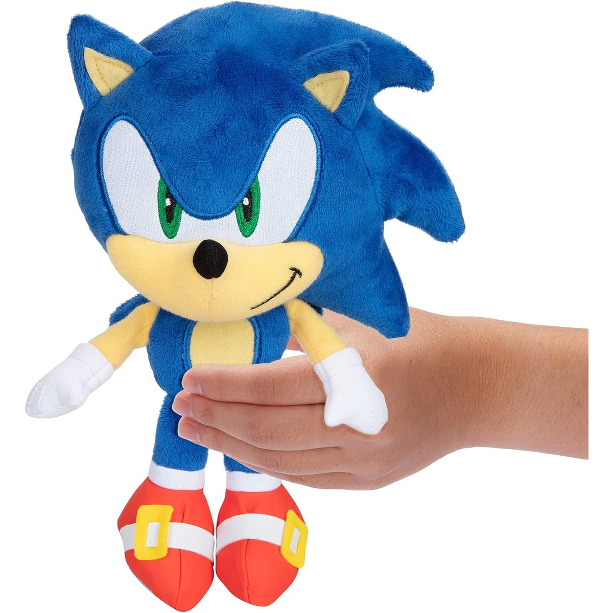 JAKKS Pacific Sonic The Hedgehog Plush 9-Inch Modern Sonic Collectible Toy