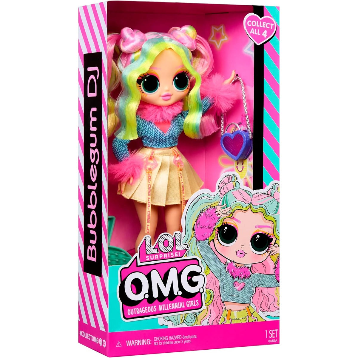 LOL Surprise OMG Doll - Bubblegum DJ