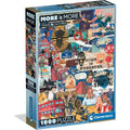 Clementoni - 37072 Jigsaw Puzzle 1000 Pieces for Adults and Children, Special Series, Massimalismo Travel & Culture Theme, Compact Box with Poster Included, Gift Idea for Men and Women, Made in Italy