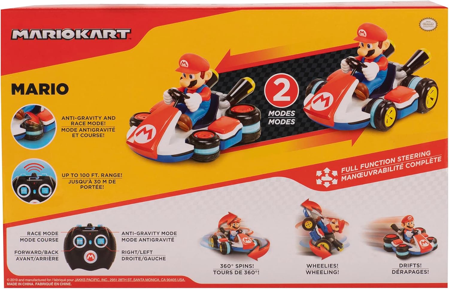 Super Mari Kart 8 Mario Anti-Gravity Mini RC Racer 2.4Ghz
