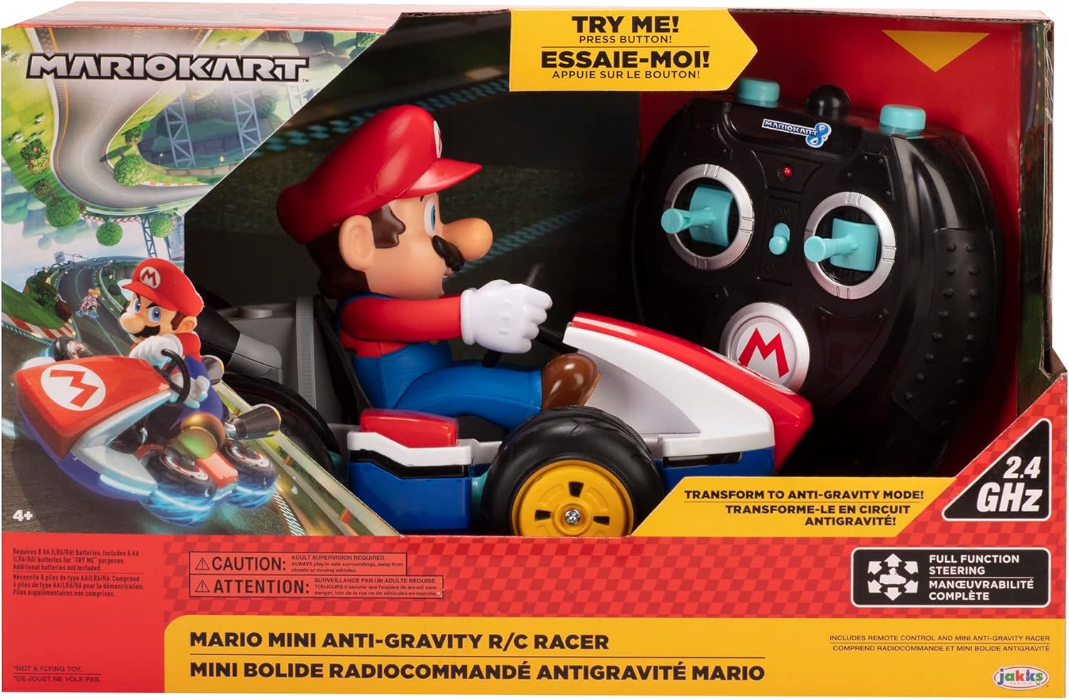 Super Mari Kart 8 Mario Anti-Gravity Mini RC Racer 2.4Ghz
