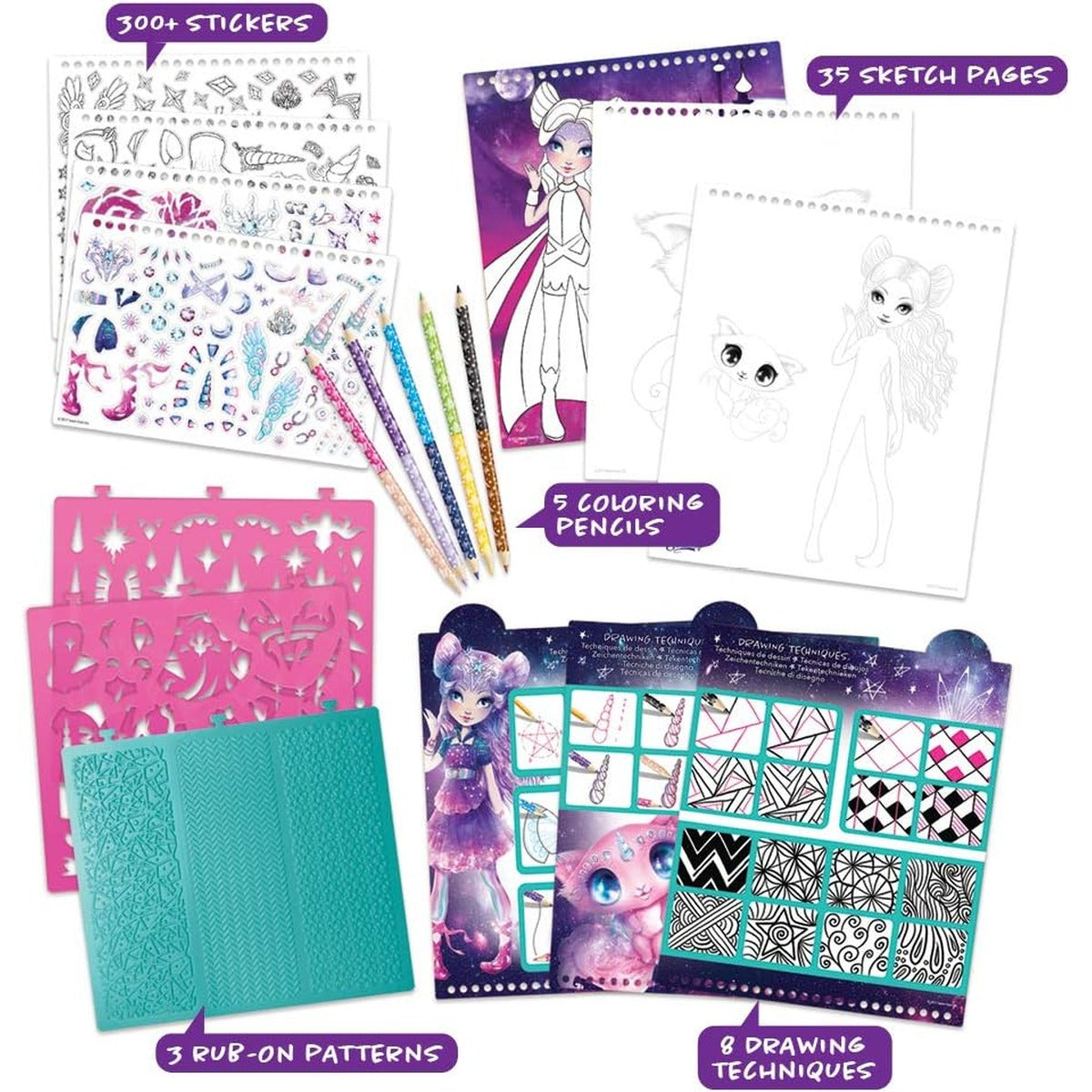Nebulous Stars Creative Kids Sketchbook Set