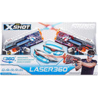 X Shot X-SHOT Laser Skins S1 Laser 360 Pack of 2 Blaster With Sensor Headset,Action Aiming Toy Gun For Kids, Teen, Adults Boy