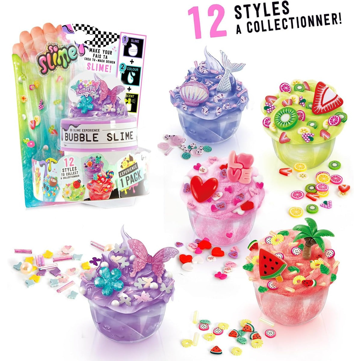 Canal Toys - So Slime - Slime Experience 1 Pack - An Ultra Personalized Creation - Choose Your Texture, Scent, Deco - Gift Idea for Children 6 Years+ - Creative Leisure - Imagination - SSC 409