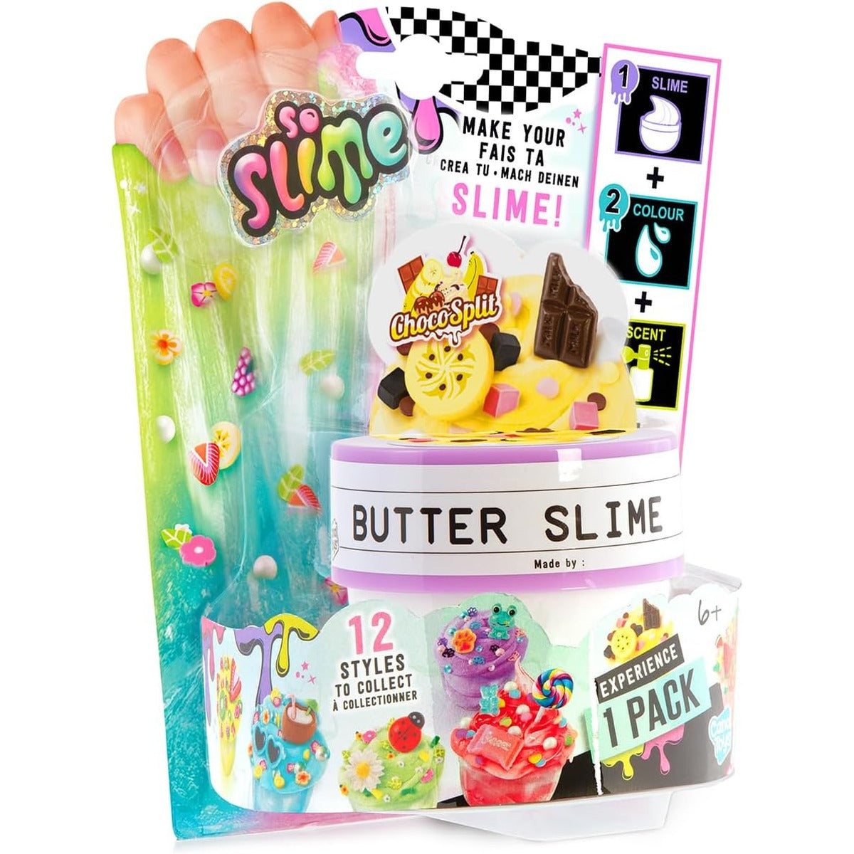 Canal Toys - So Slime - Slime Experience 1 Pack - An Ultra Personalized Creation - Choose Your Texture, Scent, Deco - Gift Idea for Children 6 Years+ - Creative Leisure - Imagination - SSC 409