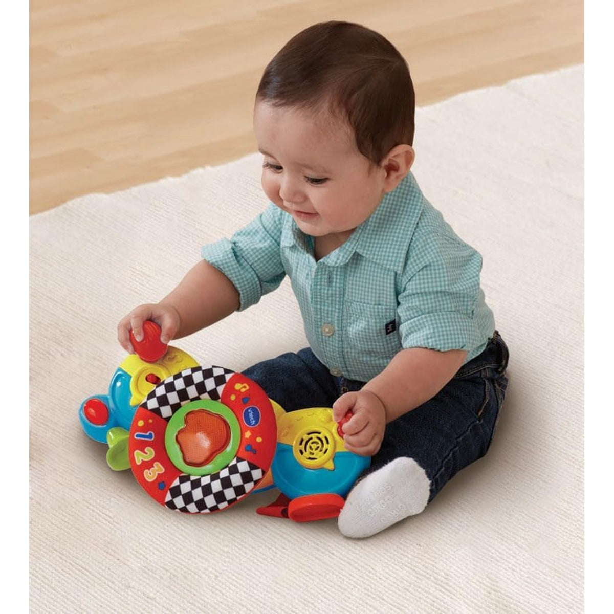 VTech Toot Toot Drivers Baby Driver, Interactive Pushchair Toy, Role