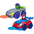 Marvel Spidey and his Amazing Friends Little Vehicle 2-Pack - 5” Disc Dashers Featuring Spidey Vs Green Goblin - Amazon Exclusive