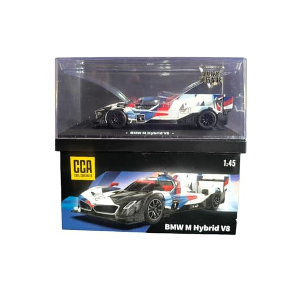 CCA Cool Chic Auto Hybrid V8 Die-Cast Model Car, 1:45 Scale, Racing Livery, Display Base Included