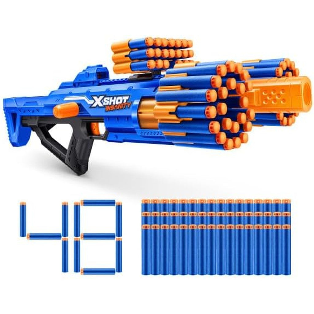 XSHOT Insanity Bezerko by ZURU with 48 Darts, Air Pocket Technology Darts and Dart Storage, Outdoor Toy for Boys and Girls, Teens and Adults
