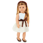 Our Generation - Shelby 18 Inch Doll with Scented Headband & Chocolate-Inspired Dress