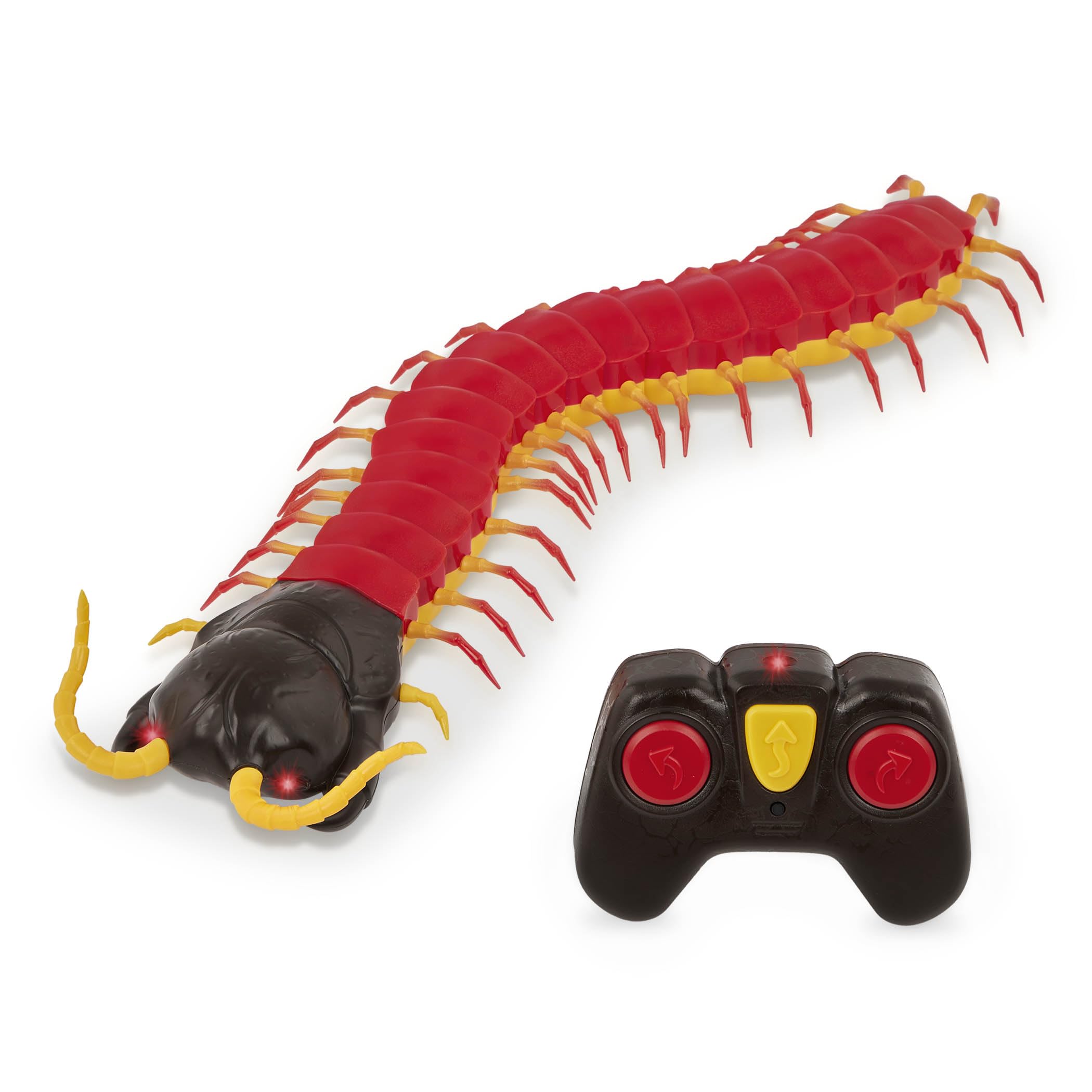 Terra by Battat – Remote Control Centipede Toy for Kids – RC Giant Scolopendra with LED Eyes – Electronic Arthropod Animal & Fast Moving Legs – 6 Years +