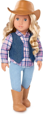 Our Generation Ashleigh Cowgirl Doll Size 46 cm