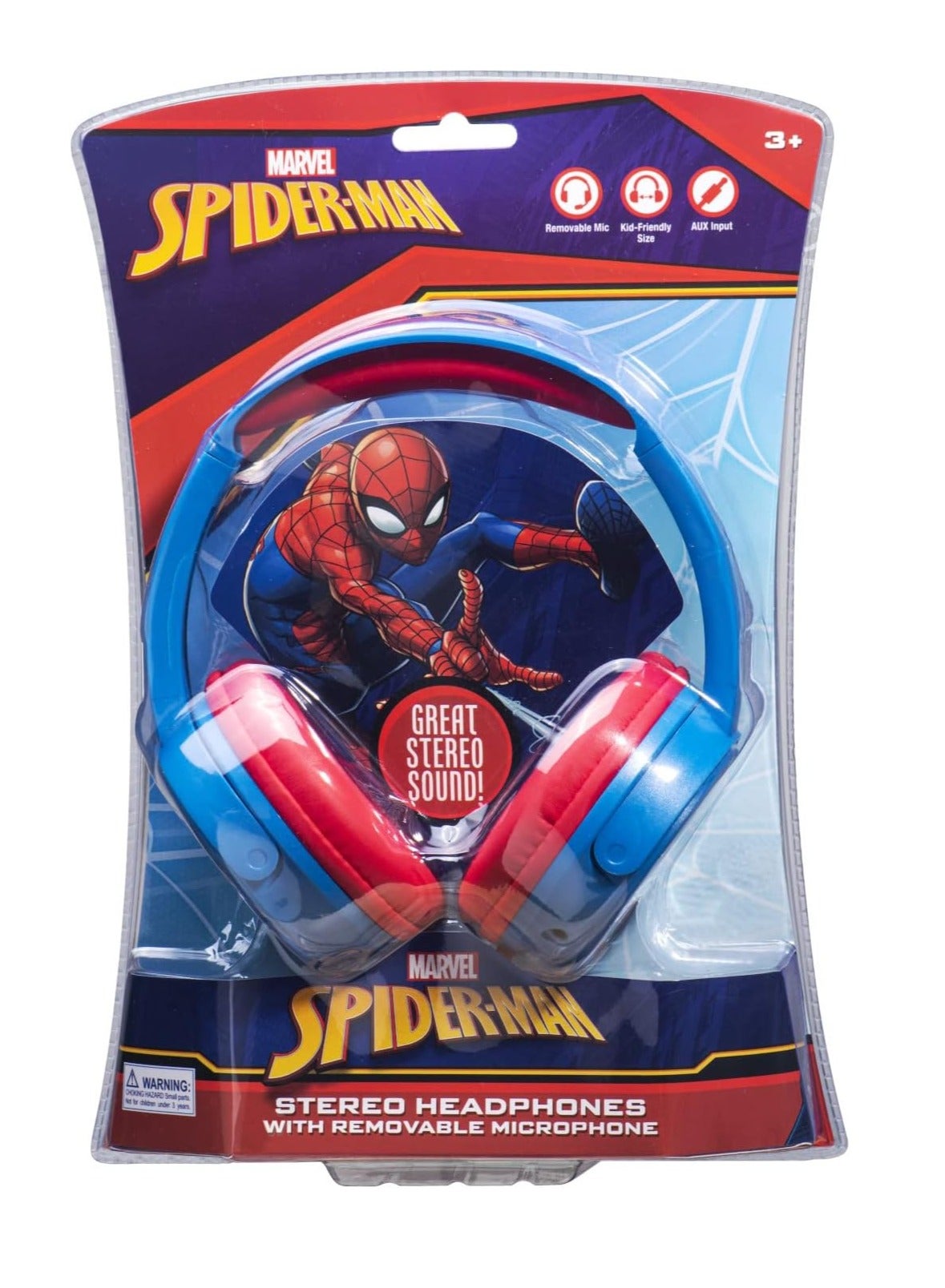 Marvel Spiderman Padded Bluetooth Headphones