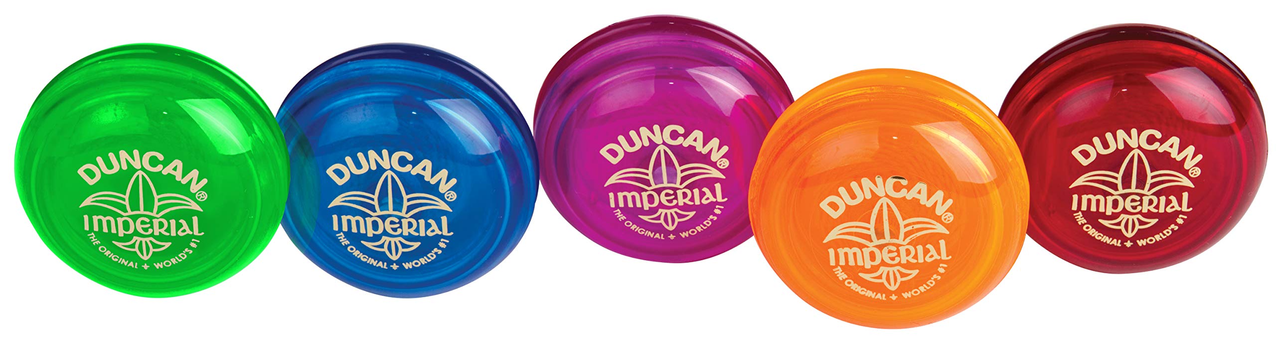 Duncan Toys Imperial Yo-Yo, Beginner Yo-Yo with String, Steel Axle and Plastic Body, Mystery Color Assorted Color