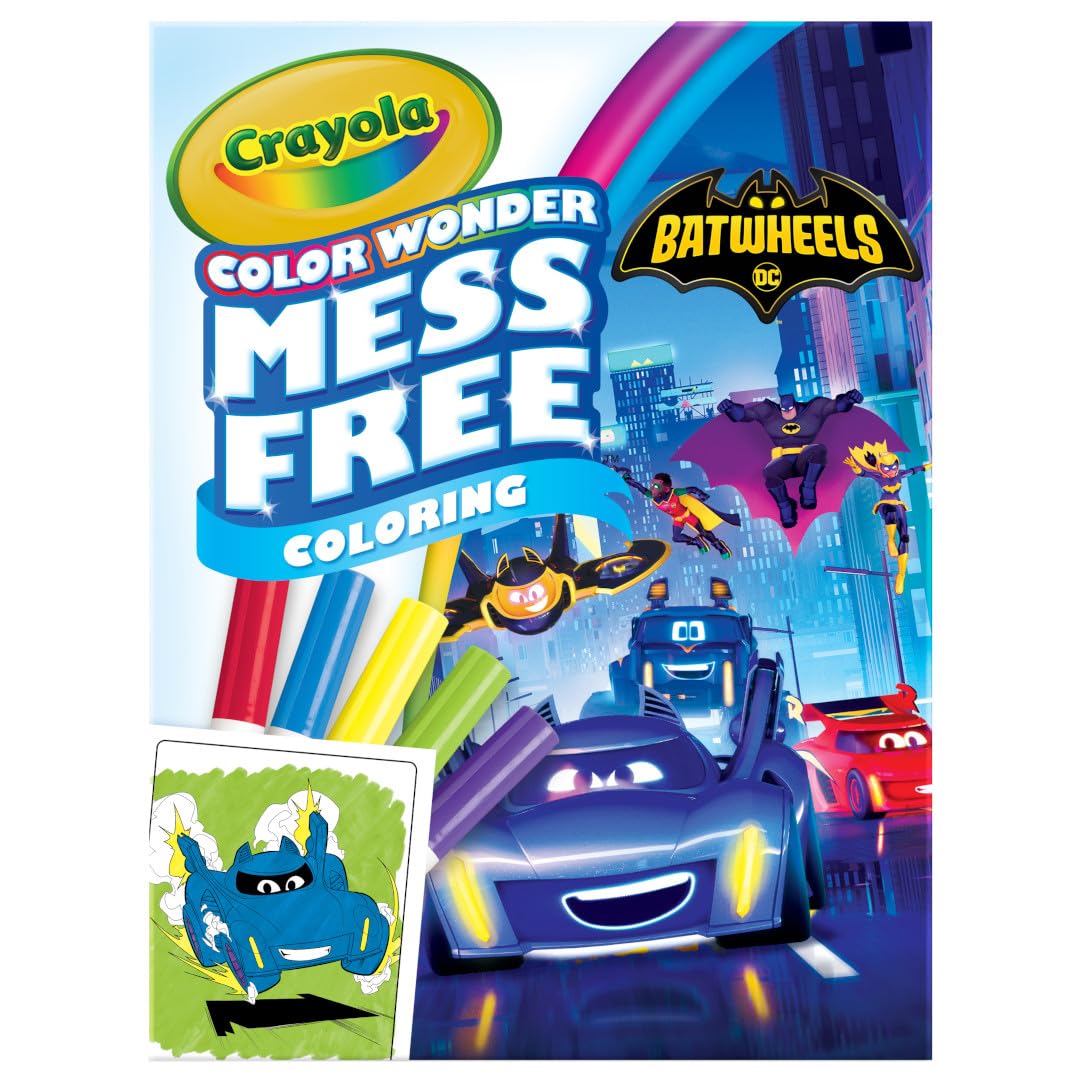 Crayola Batwheels Color Wonder Activity Set