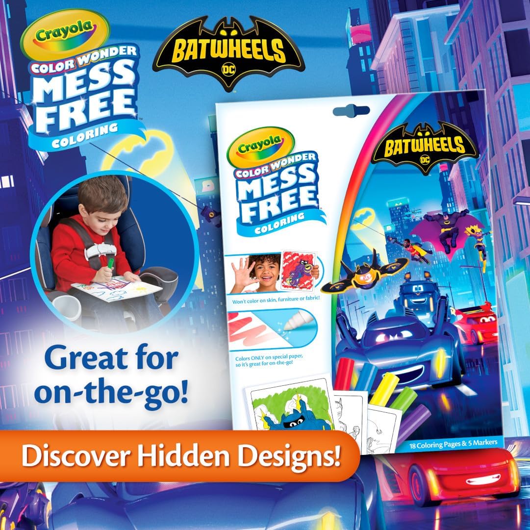 Crayola Batwheels Color Wonder Activity Set