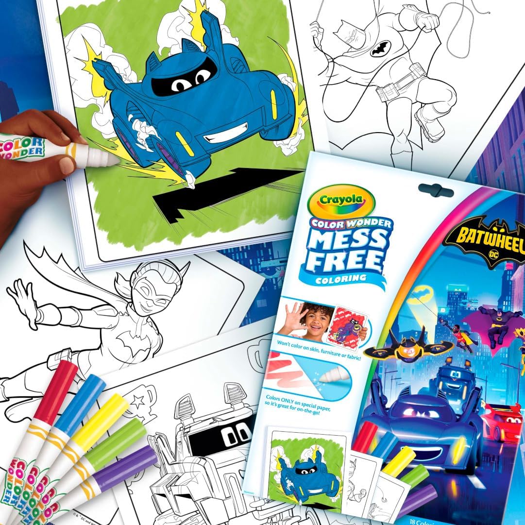 Crayola Batwheels Color Wonder Activity Set