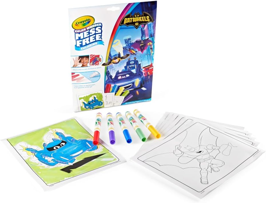 Crayola Batwheels Color Wonder Activity Set