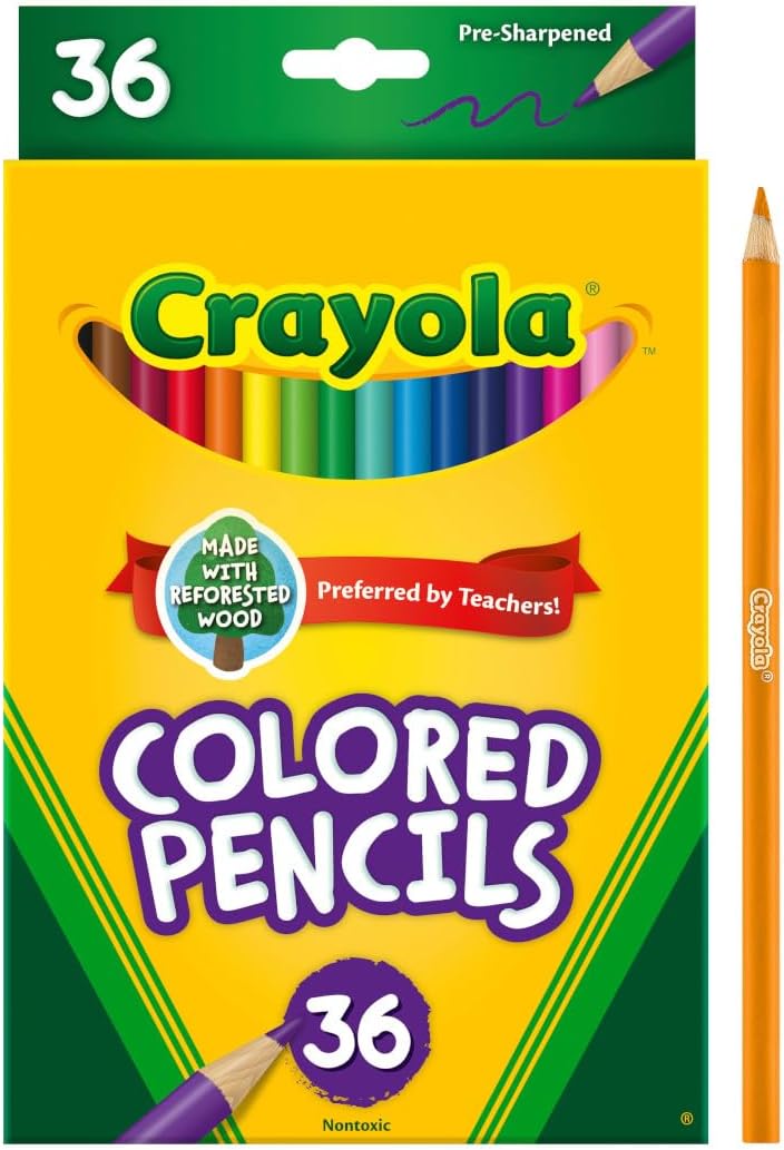 Crayola Colored Pencils (36ct), Kids Pencil Set