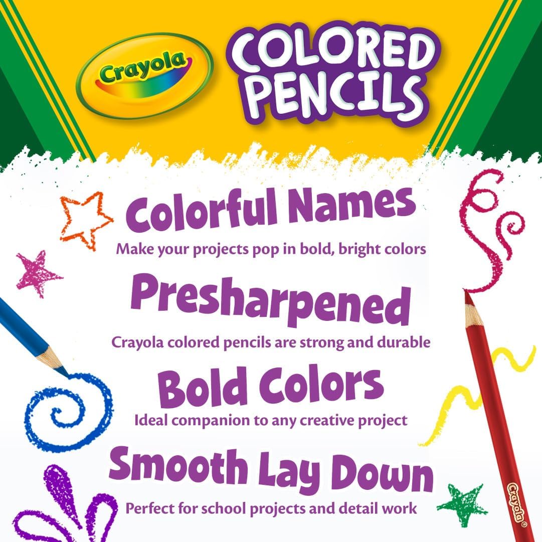 Crayola Colored Pencils (36ct), Kids Pencil Set